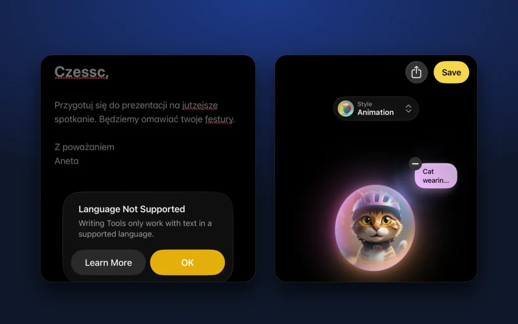 jak włączyć Apple Intelligence